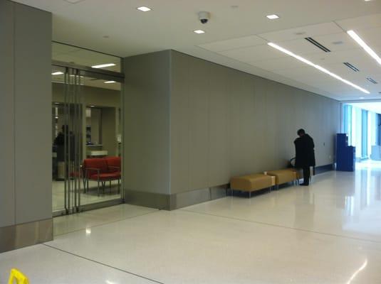 Entrance inside of Eskenazi Health