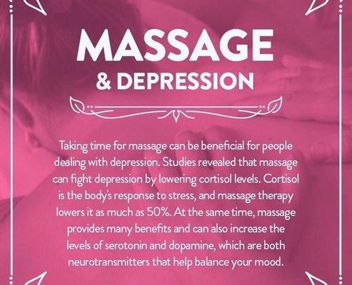 How massage can help you manage your depression