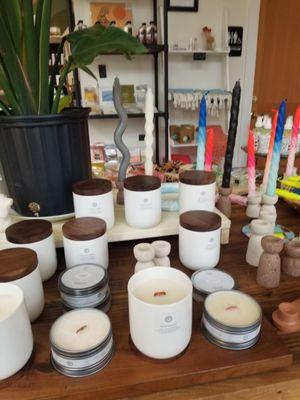 Some of the candle offerings