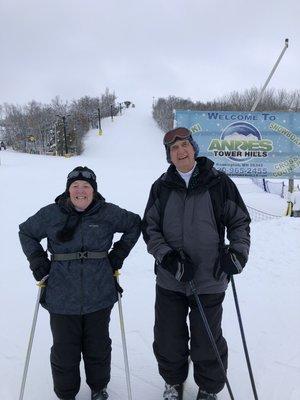 She turned 80 still loving skiing up the fullest! Glad you spent your day with us!