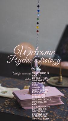 Tarot cards and astrology crystals