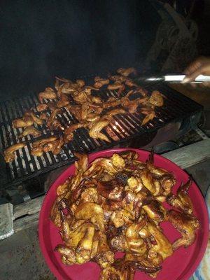 Smoked wings