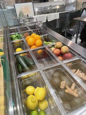 Fruit/veggie bar