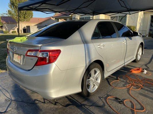 Hard water removal: Paint correction: Ceramic coat