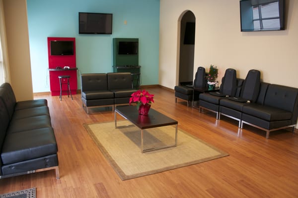 Relax in our waiting room with X-box game stations for kids (young and old!). Don't forgot to enjoy our massage chairs.