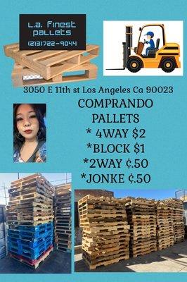 WE BUY YOUR BROKEN PALLETS