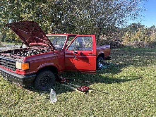 85 F-150 we brought back to life