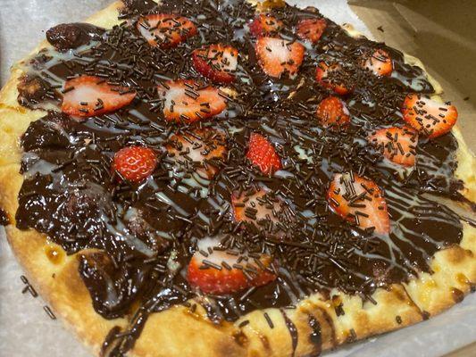 Pizza chocolate