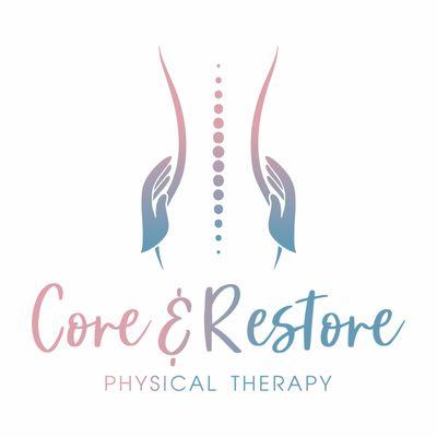 Core and Restore Physical Therapy Logo.  Treating women in Derby, Wichita, Rosehill, Mulvane, Winfield, Haysville and surrounding areas.