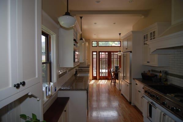 Remodeled Craftsman kitchen