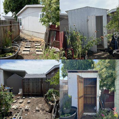 Shed demolition