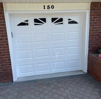 Spray Paint Garage Door