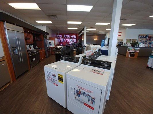 Store Interior - Showcasing Speed Queen laundry