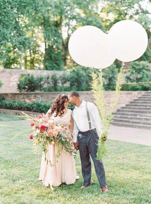 Flowers and Balloons! Amazing.