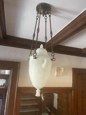 Refurbished front hall pendant.