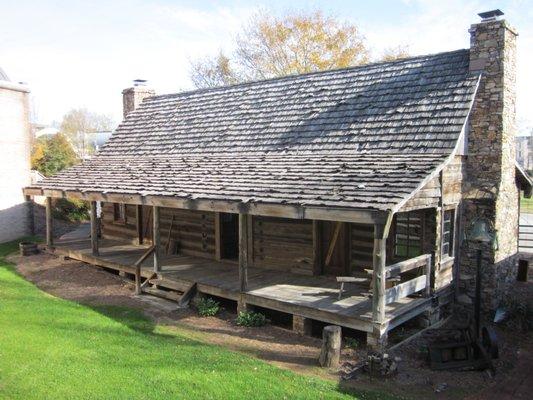 The 18th century White Path Cabin, once home to Cherokee Leader White Path who was removed and tragically died on the Trail of Tears.