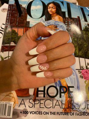 Simple and beautiful French Manicure