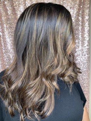 Brown balayage