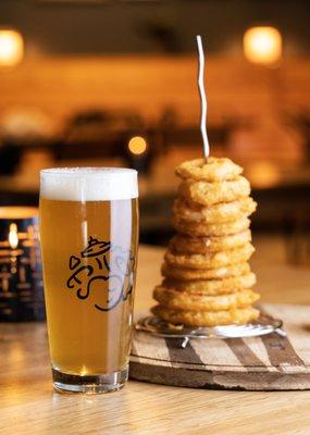 Metier Beer & Onion Rings