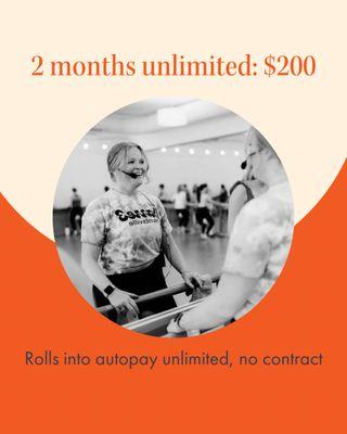 Limited time new clients special.