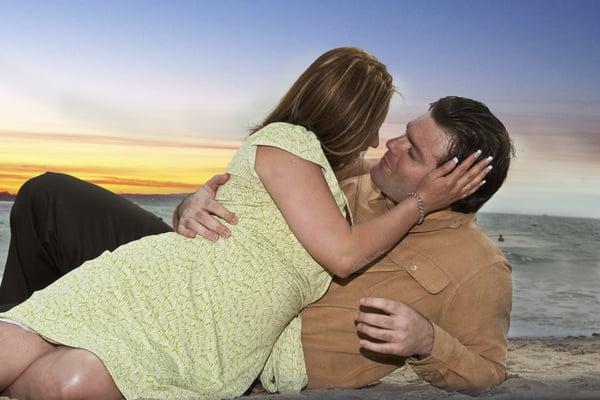 Beach engagement