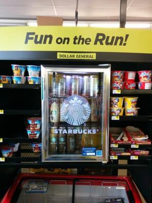 New Starbucks fridge