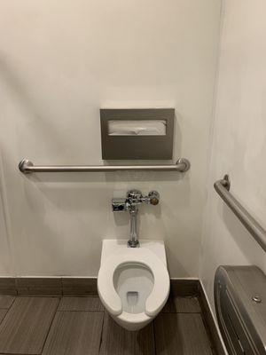 The only restroom seats in a mega Walmart! However, it has disposable toilet seat covers: it won't stop the spread of COVID-19 but...