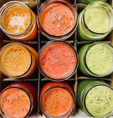 Raw Cold Pressed Juices