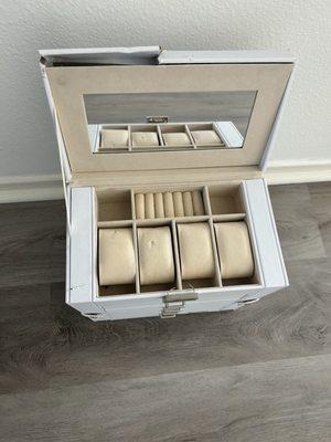 Jewelry box with stolen jewelry