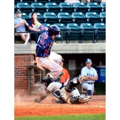 Former DIrt Dawg Trent Woodward, now catcher for the Houston Astros Organization