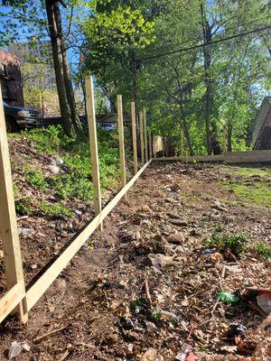 The foundation to a good fence is the measurements and accuracy!