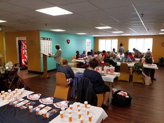 SILVER CARE bingo with seniors!