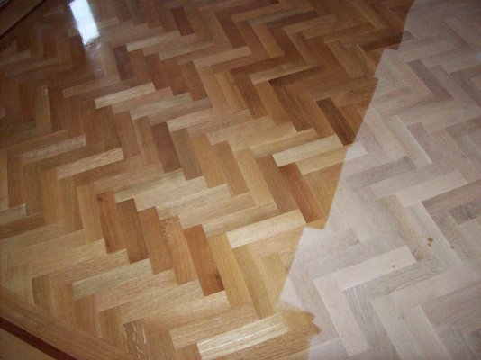 Traditional herringbone design still looks contemporary