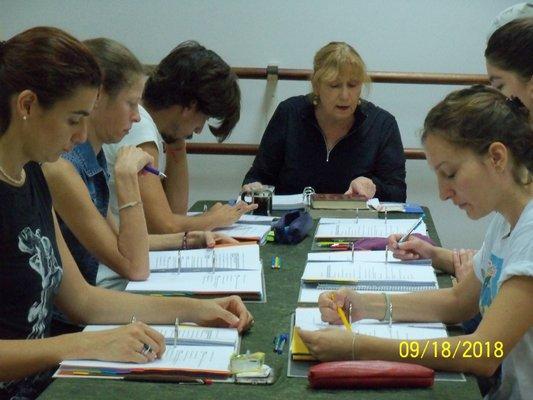 Janet L Springer, instructing teachers in Vaganova Method