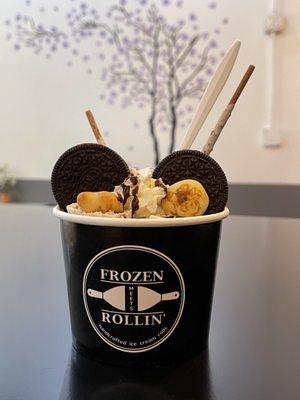 Oreo Ice Cream Roll