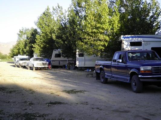 RV park with lots of pull-thru sites