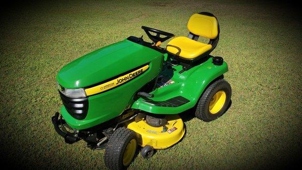 John Deere X320 purchased from Papé/American Machinery, Kona, Hawaii