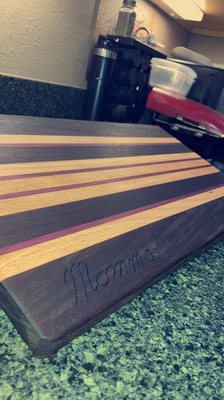 Custom Cutting Boards, a perfect gift for the cook in the Family