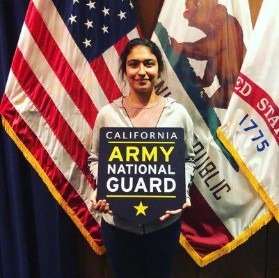 Welcome PVT Higuera to the Army National Guard