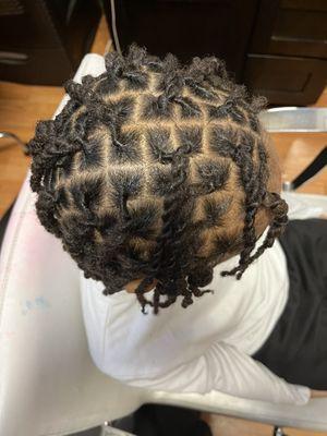 Loc retwist for children