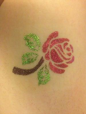 Glitter tattoos from The Party People