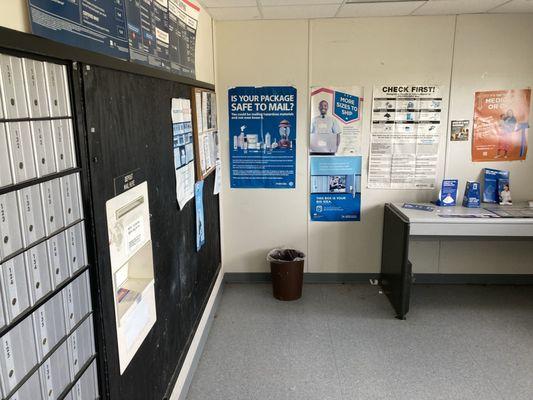 lobby of post office