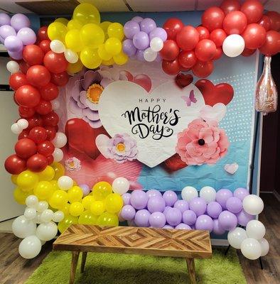 Mothers day photo backdrop drop