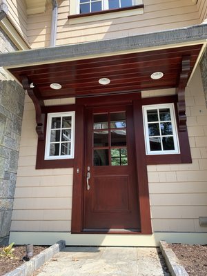 2021 - Garage door refinishing - look in our portfolio to see some before shots