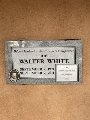 Walter Whites Tombstone