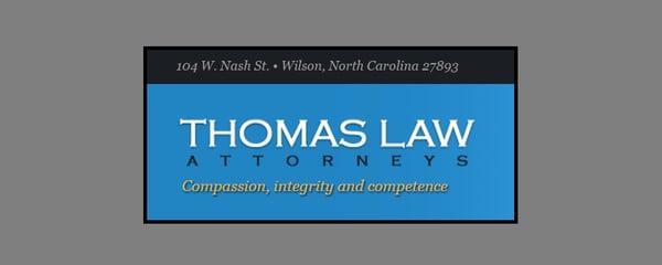 Thomas Law PA serves clients throughout North Carolina with personal injury, family law, and criminal defense matters.