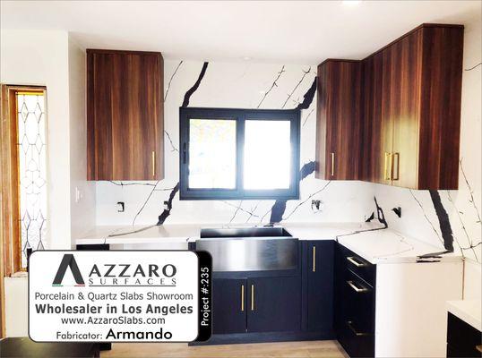 Nero Speciale Quartz Material By Azzaro Surfaces