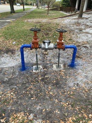 New 4" Backflow for Bank of America