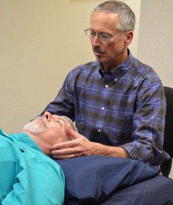 Abilene physical therapist - using CranialSacral technique