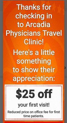 Arcadia Physicians Travel Clinic